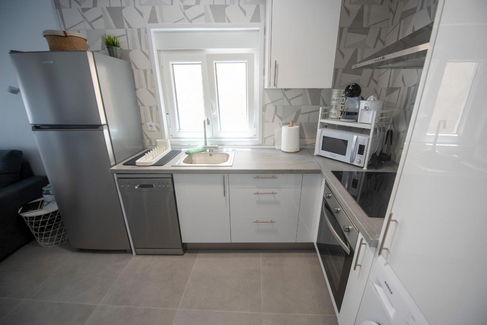 Apartamento O Tranvia En El Centro De Финистерре Экстерьер фото